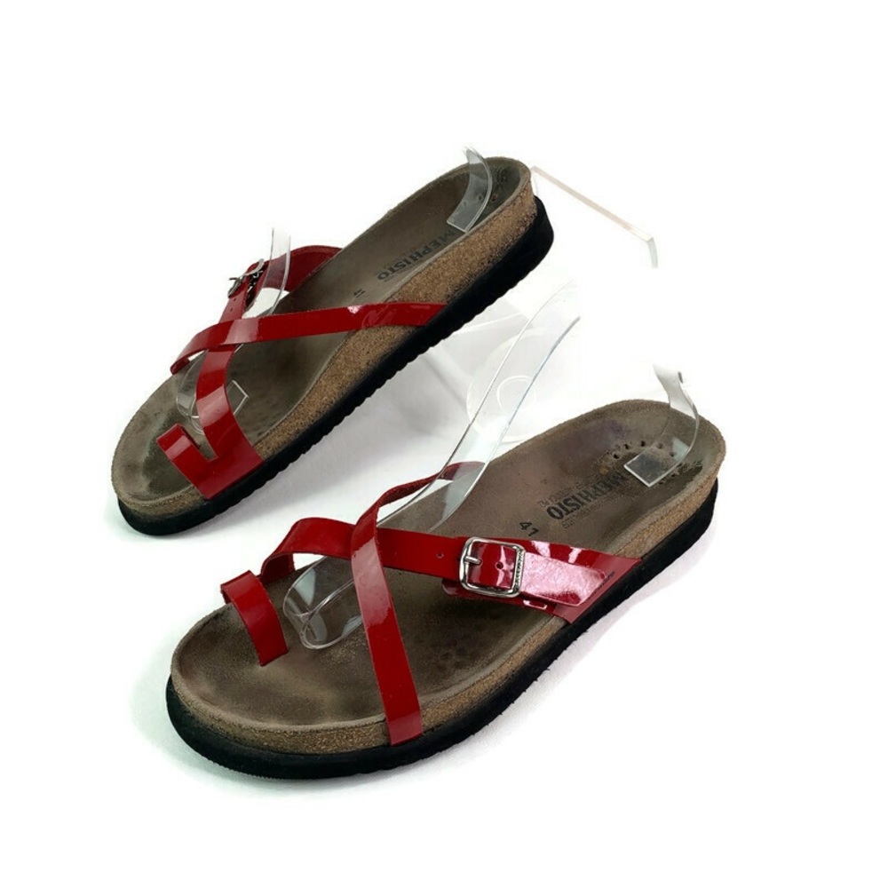 Mephisto Red Strappy Women’s Sandals
